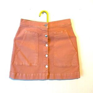 Veronica‎ Beard Dusty Rose Denim Mini Skirt Size 25